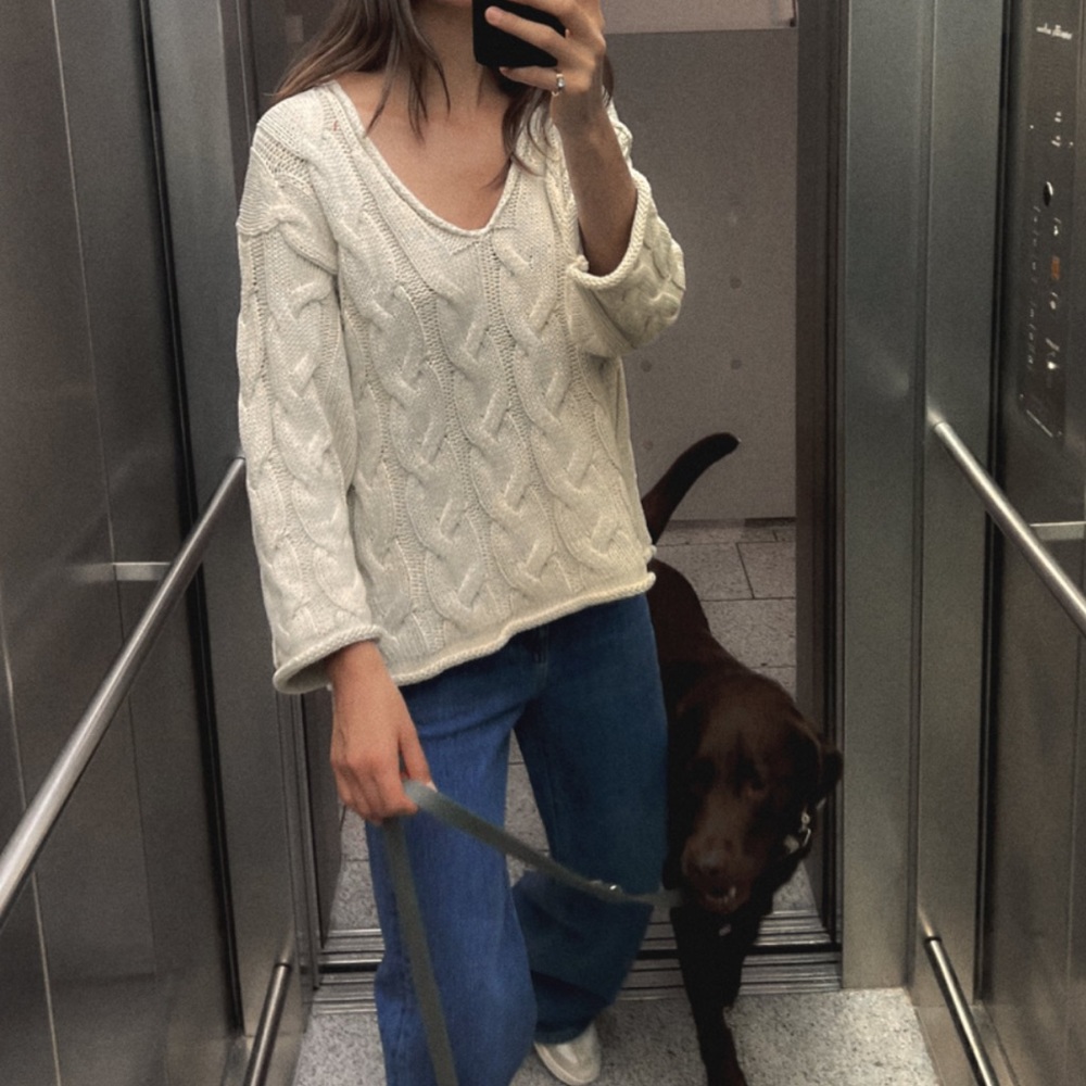 Zara Cable Knit Sweater